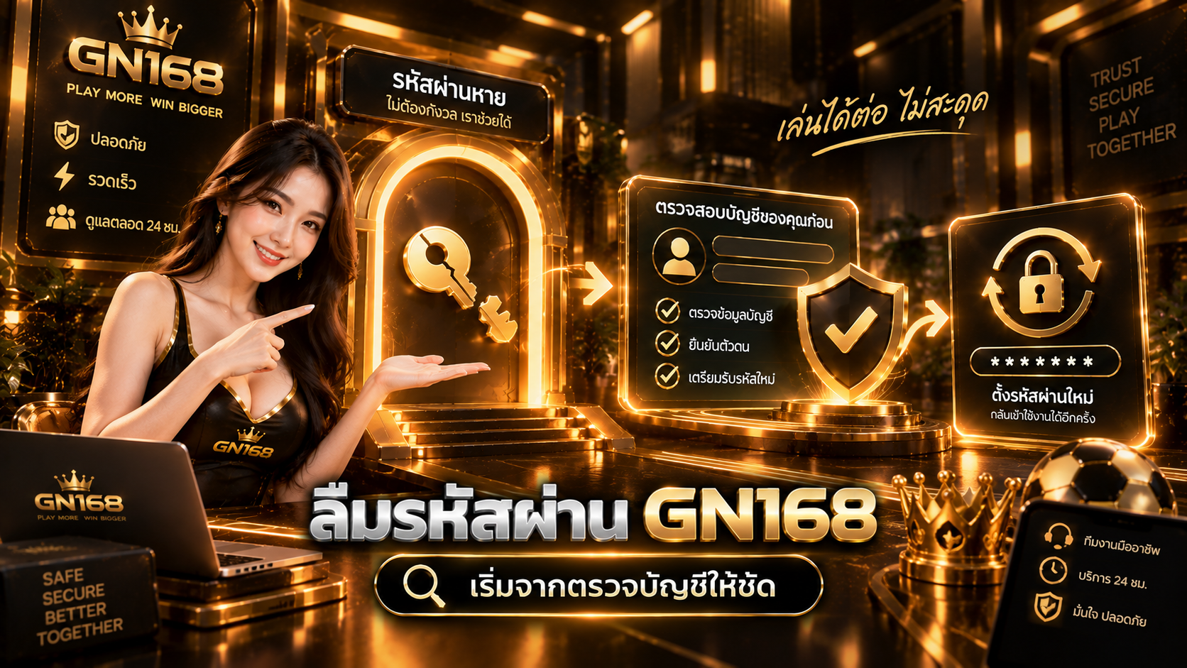 ลืมรหัสผ่าน GN168