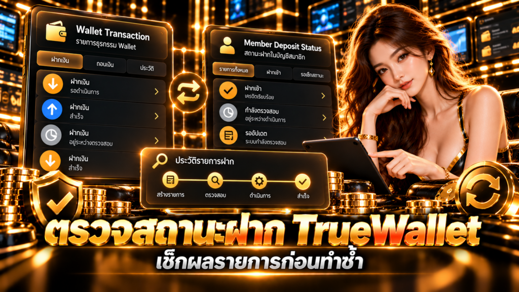 ตรวจสถานะฝาก TrueWallet เช็กผลรายการก่อนทำซ้ำ